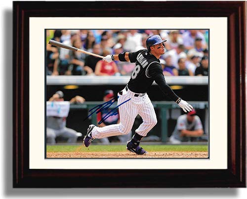Unframed Nolan Arenado The Swing Autograph Replica Print Unframed Print - Baseball FSP - Unframed   