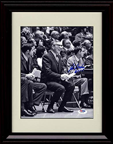 Framed 8x10 John Wooden - Fiery Leadership - Autograph Replica Print - UCLA Framed Print - College Basketball FSP - Framed   