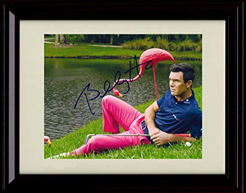 Framed Billy Horschel Autograph Replica Print - Pink Flamingo Framed Print - Golf FSP - Framed   