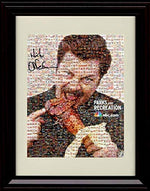 16x20 Framed Parks and Recreation - Nick Offerman Portrait - Autograph Replica Print Gallery Print - Television FSP - Gallery Framed   