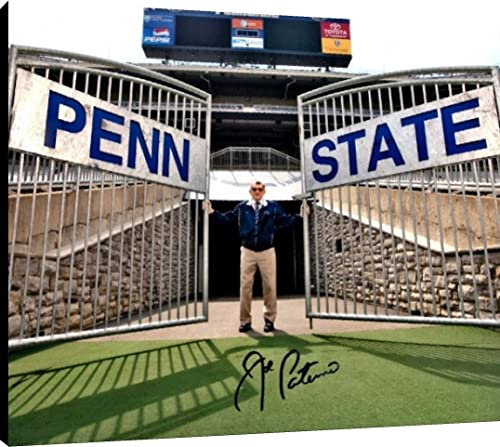 Joe Pateno Floating Canvas Wall Art - Standing at the Gate - Penn State Floating Canvas - College Football FSP - Floating Canvas   