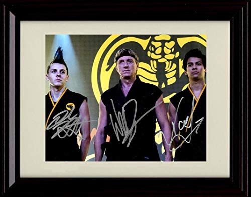 8x10 Framed Cobra Kai Autograph Replica Print Framed Print - Television FSP - Framed   