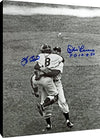 Don Larsen and Yogi Berra Canvas Wall Art - World Series No Hitter Canvas - Baseball FSP - Canvas   