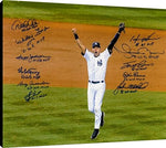 Derek Jeter Floating Canvas Wall Art - Championship Team Floating Canvas - Baseball FSP - Floating Canvas   