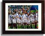 8x10 Framed 2015 US Women's World Cup Team - Alex Morgan Autograph Replica Print Framed Print - Soccer FSP - Framed   