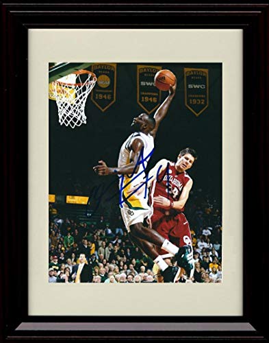 Framed 8x10 Quincy Acy - Slam Dunk - Autograph Replica Print - Baylor Bears Framed Print - College Basketball FSP - Framed   