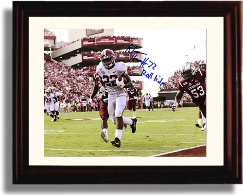 Unframed Najee Harris "TD Run" Alabama Crimson Tide Autograph Replica Print Unframed Print - College Football FSP - Unframed   
