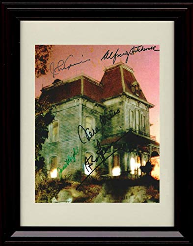 8x10 Framed Alfred Hitchcock - Psycho - Cast Autograph Replica Print Framed Print - Movies FSP - Framed   