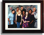 16x20 Framed Cast of Community Autograph Replica Print Gallery Print - Television FSP - Gallery Framed   