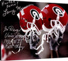 Vince Dooley & Larry Munson Floating Canvas Wall Art - Helmets Raised - Georgia Football Floating Canvas - College Football FSP - Floating Canvas   