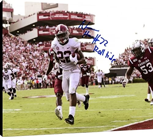 Najee Harris Floating Canvas Wall Art - Roll Tide - Alabama Floating Canvas - College Football FSP - Floating Canvas   