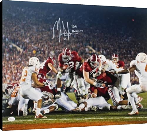 Mark Ingram Jr Floating Canvas Wall Art - Running Over The Pile - Alabama Floating Canvas - College Football FSP - Floating Canvas   