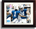Framed 8x10 Penn State - Sean Clifford TD Celebration Framed 8x10 Autograph RP Framed Print - College Football FSP - Framed   