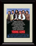 16x20 Framed Young Guns - Emilio Estevez Autograph Replica Print Gallery Print - Movies FSP - Gallery Framed   
