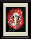 8x10 Framed Charlie Sheen - Major League - Pitching Autograph Replica Print Framed Print - Movies FSP - Framed   