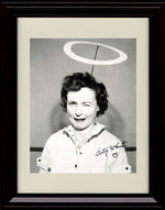Unframed Betty White Autograph Replica Print - Heart Black and White Unframed Print - Television FSP - Unframed   
