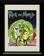 8x10 Framed Rick and Morty - Dan Harmon - Autograph Replica Print Framed Print - Television FSP - Framed   