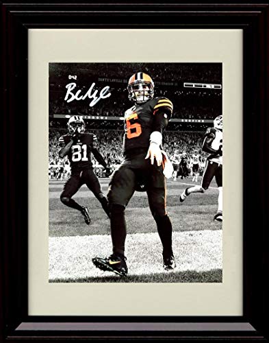 Unframed Baker Mayfield - Posing - Autograph Replica Print Unframed Print - Pro Football FSP - Unframed   