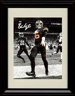 8x10 Framed Baker Mayfield - Posing - Autograph Replica Print Framed Print - Pro Football FSP - Framed   