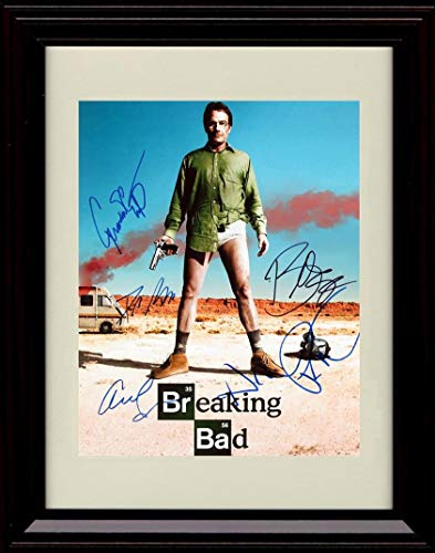 Framed Breaking Bad Autograph Replica Print Framed Print - Television FSP - Framed   