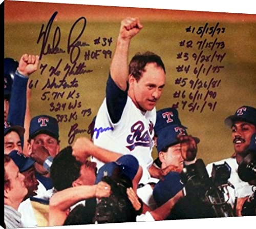 Nolan Ryan Photoboard Wall Art - Career Stats Photoboard - Baseball FSP - Photoboard   