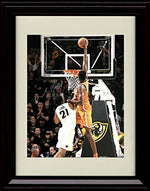 Framed 8x10 Mo Bamba - Slam Dunk - Autograph Replica Print - Texas Longhorns Framed Print - College Basketball FSP - Framed   