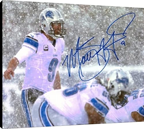 Matthew Stafford Floating Canvas Wall Art - Blizzard Signal Caller Floating Canvas - Pro Football FSP - Floating Canvas   