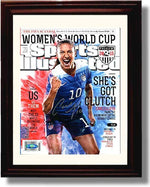 16x20 Framed Carli Lloyd US Women's Soccer Autograph Replica Print - SI Gallery Print - Soccer FSP - Gallery Framed   