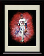 Unframed Charlie Sheen - Major League Autograph Replica Print Unframed Print - Movies FSP - Unframed   
