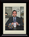 8x10 Framed Steve Carell Autograph Promo Print - Michael Scott - The Office Framed Print - Television FSP - Framed   