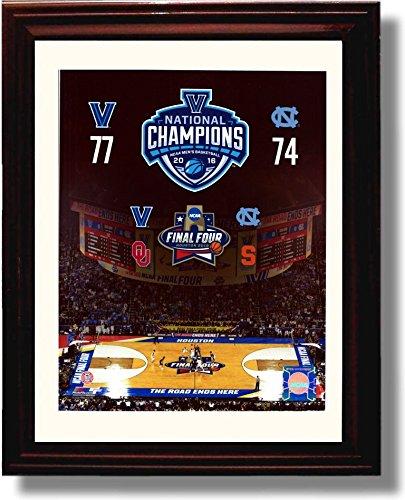 16x20 Framed 2016 Villanova NCAA Champs Scorecard Print Gallery Print - College Basketball FSP - Gallery Framed   