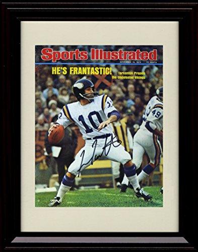 Unframed Fran Tarkenton - Minnesota Vikings SI Autograph Promo Print - 11/10/1975 Unframed Print - Pro Football FSP - Unframed   