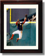 Unframed George Springer "Leaping at the Wall" Autograph Replica Print Unframed Print - Baseball FSP - Unframed   