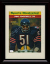 16x20 Framed Dick Butkus - Chicago Bears SI Autograph Promo Print - 9/21/1970 Gallery Print - Pro Football FSP - Gallery Framed   