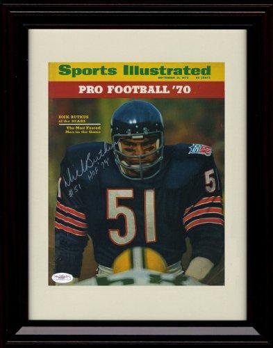 16x20 Framed Dick Butkus - Chicago Bears SI Autograph Promo Print - 9/21/1970 Gallery Print - Pro Football FSP - Gallery Framed   