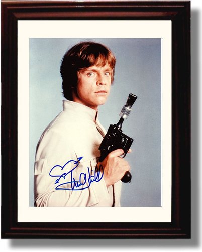 8x10 Framed Mark Hamill Autograph Promo Print Framed Print - Movies FSP - Framed   