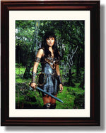 Framed Lucy Lawless Autograph Promo Print - Xena Framed Print - Television FSP - Framed   