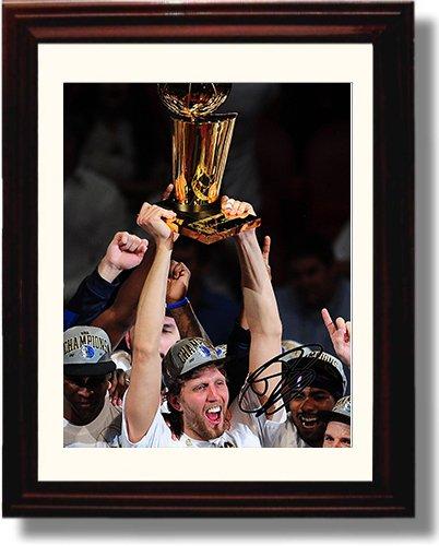 Framed Dirk Nowitski Autograph Promo Print Framed Print - Pro Basketball FSP - Framed   
