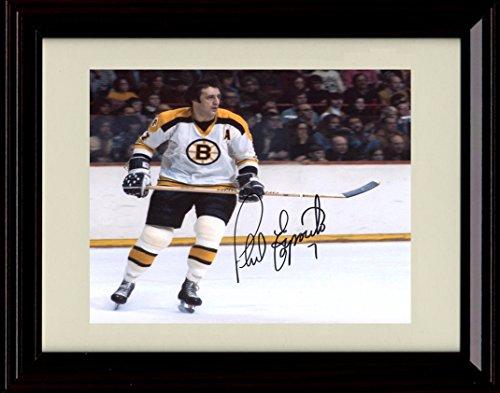 Unframed Phil Esposito Autograph Promo Print - Boston Bruins - Career Montage Unframed Print - Hockey FSP - Unframed   