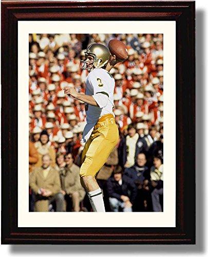 Unframed Joe Montana Unframed Autograph Promo Print - Notre Dame - 78 Cotton Bowl Unframed Print - College Football FSP - Unframed   