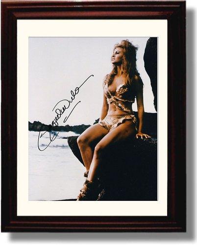 8x10 Framed Raquel Welch Autograph Promo Print - 1 Million Years Framed Print - Movies FSP - Framed   
