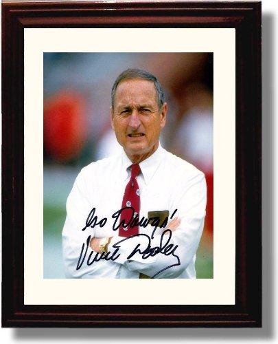 Unframed Georgia Football Coach Vince Dooley Autograph Photo Print Unframed Print - College Football FSP - Unframed   