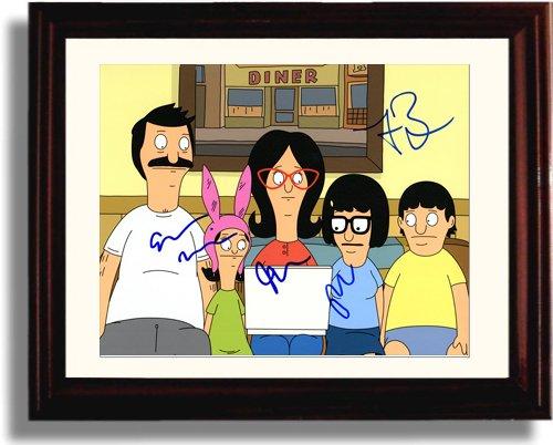 8x10 Framed Bobs Burgers Autograph Promo Print Framed Print - Television FSP - Framed   