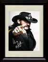 8x10 Framed Lemmy Kilmister - Point - Autograph Promo Print Framed Print - Music FSP - Framed   