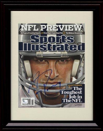 Framed Tony Romo - Dallas Cowboys SI Autograph Promo Print Framed Print - Pro Football FSP - Framed   