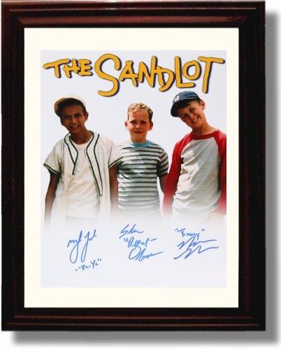 8x10 Framed Cast of Sandlot Autograph Promo Print - Sandlot Framed Print - Movies FSP - Framed   