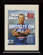 8x10 Framed Lance Armstrong SI AutographPromo Print - "Bring It" Framed Print - Other FSP - Framed   