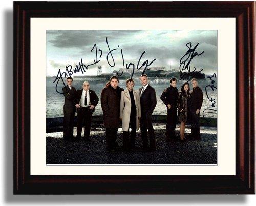 8x10 Framed Alcatraz Autograph Promo Print - Cast Signed Framed Print - Television FSP - Framed   