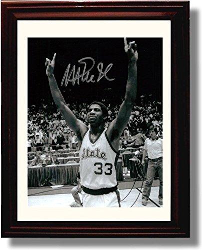 Framed 8x10 Magic Johnson - Michigan State Spartans B&W Autograph Promo Print Framed Print - College Basketball FSP - Framed   