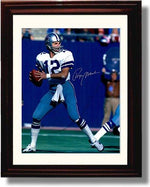8x10 Framed Roger Staubach - Dallas Cowboys - Legend - Autograph Promo Print Framed Print - Pro Football FSP - Framed   